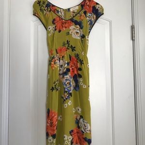 Anthropologie Floral Dress